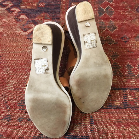 Great condition! Dolce Vida wedges, cognac - Picture 4 of 6